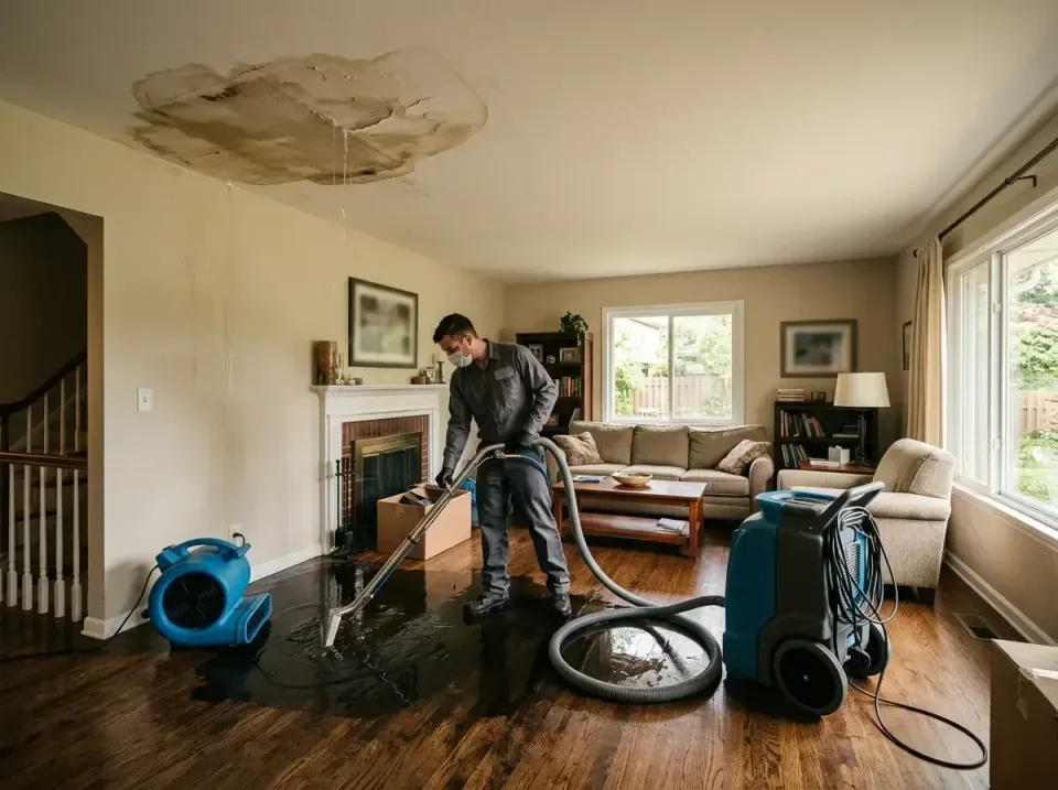 attic-pipe-burst-ceiling-drip-008 — frequently asked questions, Water Damage Restoration & Carpet Care in Georgetown, IN